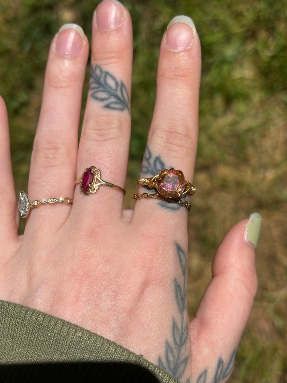 Sunset Topaz Ring (Pre Order!) View 2